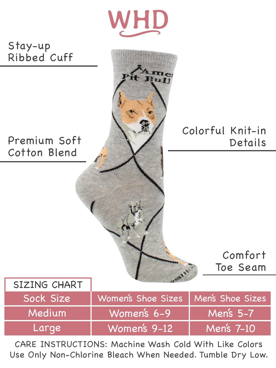 Wheel House Designs socks American Pit Bull Terrier Socks Perfect Dog Lovers Gift