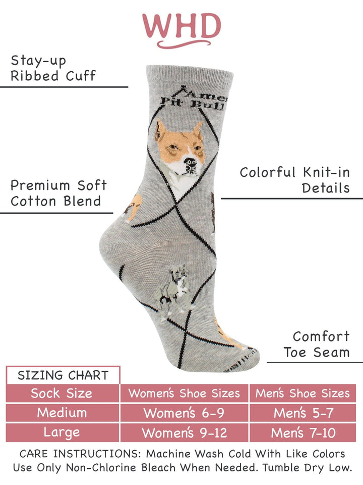 Wheel House Designs socks American Pit Bull Terrier Socks Perfect Dog Lovers Gift