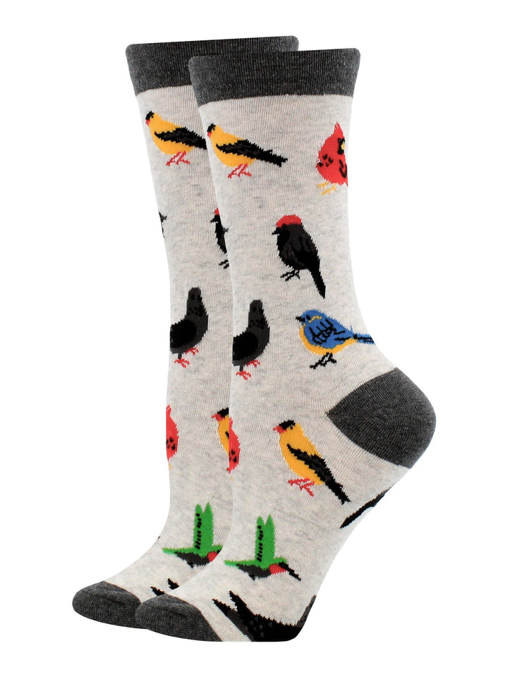 Wheel House Designs socks Ash / Medium Backyard Bird Socks Perfect Bird Lovers Gift