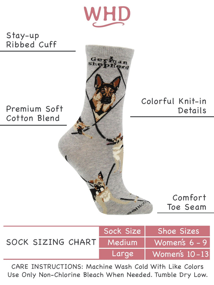 Wheel House Designs socks German Shepherd Socks for Women | Perfect Dog Lovers Gift