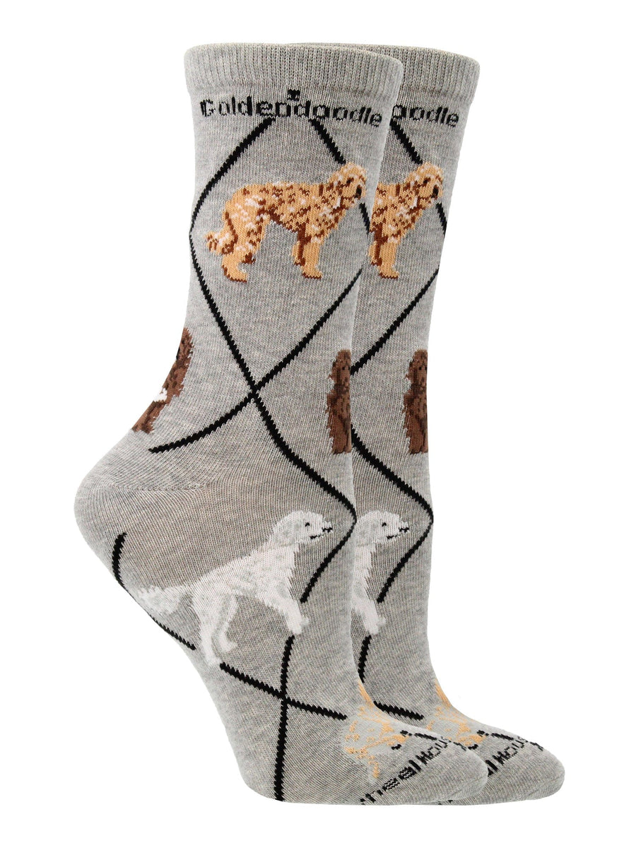 Wheel House Designs socks Goldendoodle Socks for Women and Women | Perfect Dog Lovers Gift