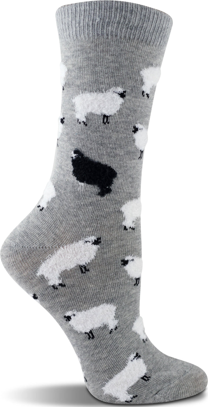 Wheel House Designs socks Gray Heather / Medium WHD Fuzzy Sheep Socks 2-Pack or 1-Pack