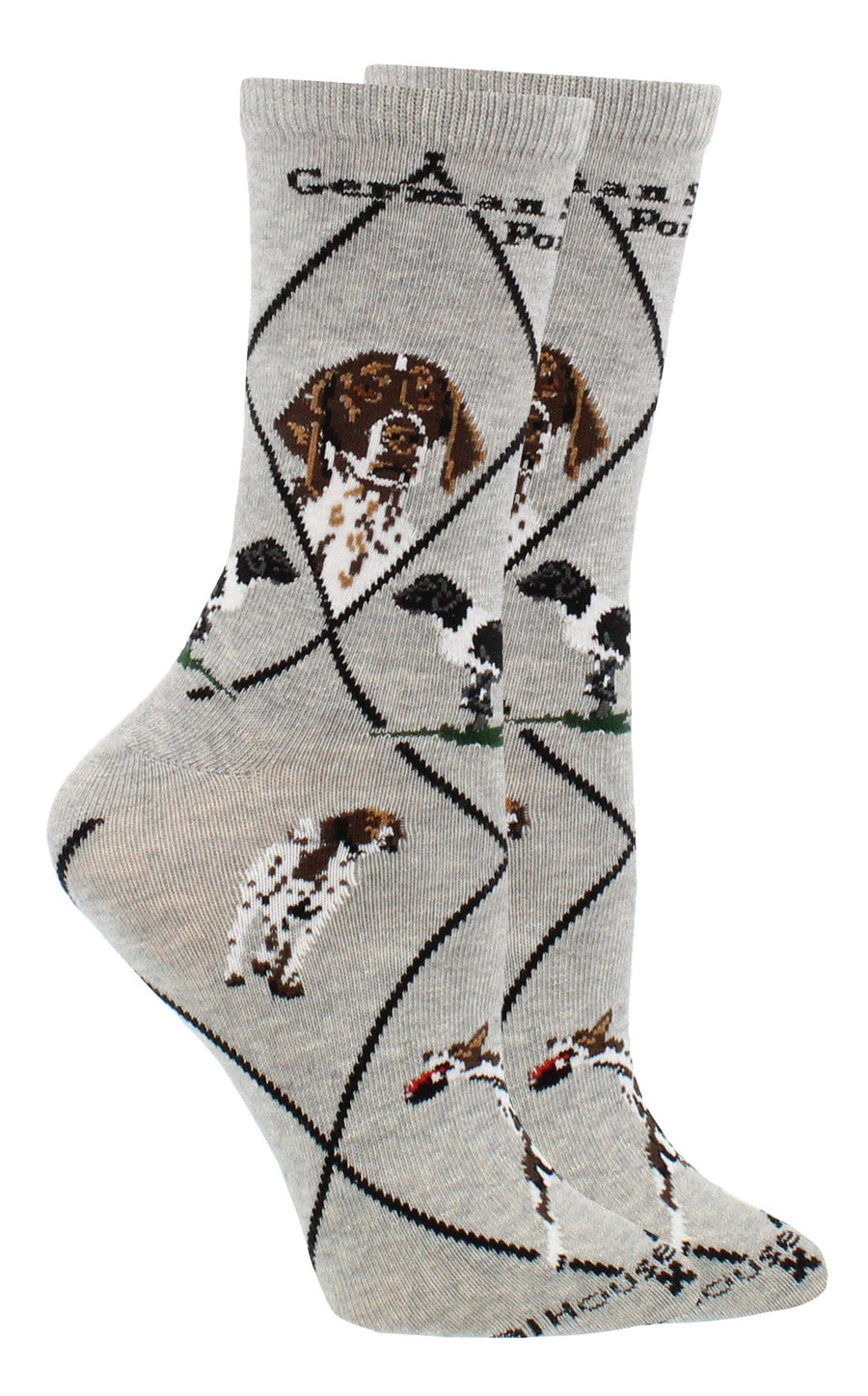 Wheel House Designs socks Gray / Medium German Shorthaired Pointer Socks Perfect Dog Lovers Gift