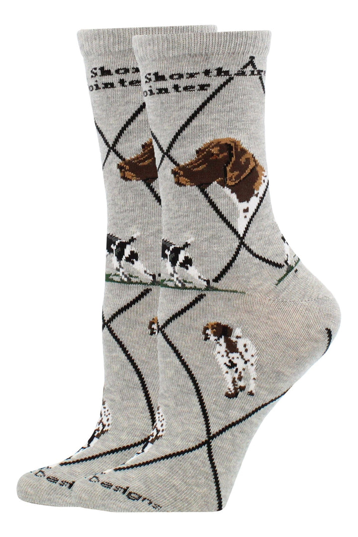 Wheel House Designs socks Gray / Medium German Shorthaired Pointer Socks Perfect Dog Lovers Gift