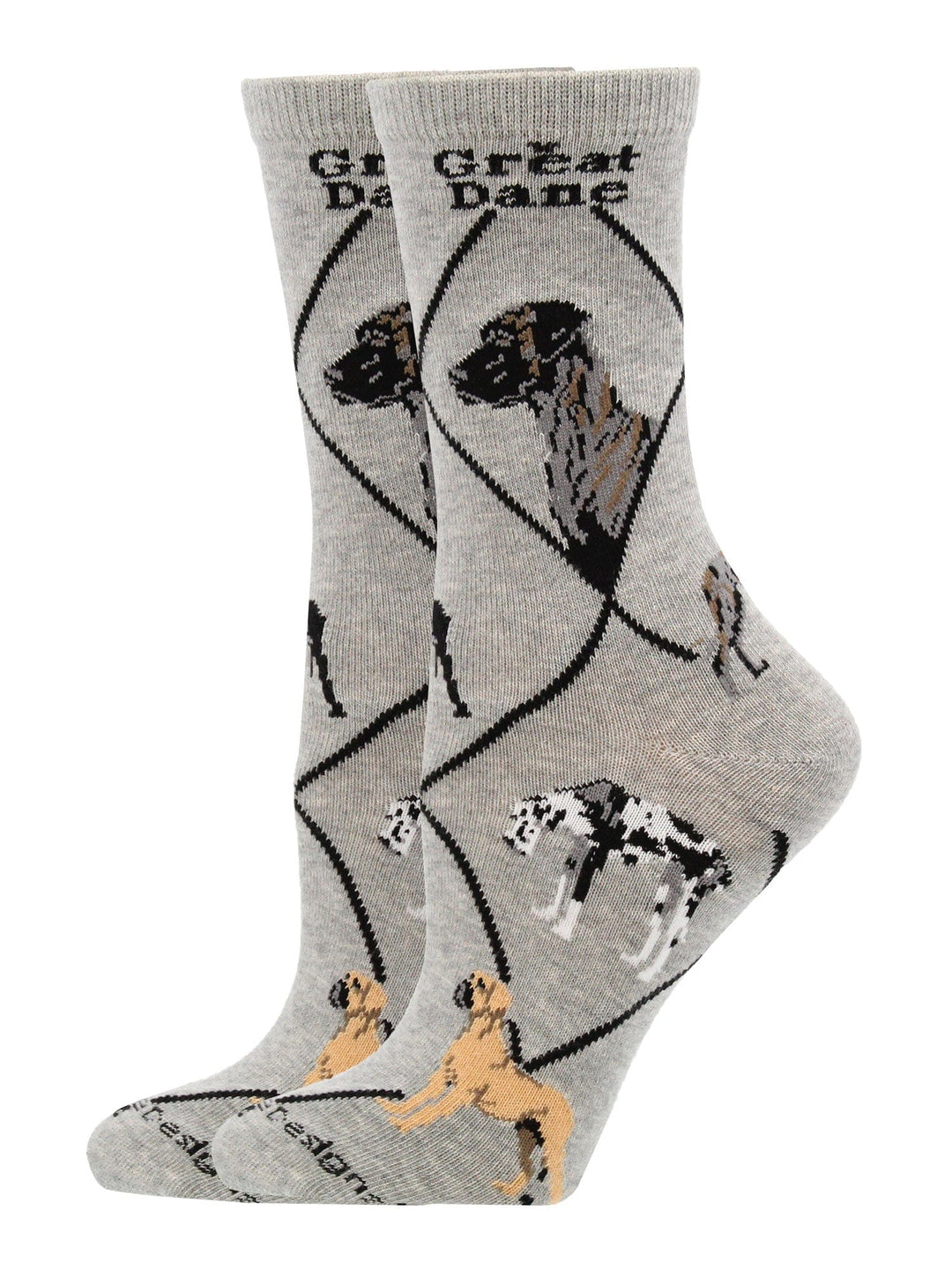 Wheel House Designs socks Gray / Medium Great Dane Socks Perfect Dog Lovers Gift