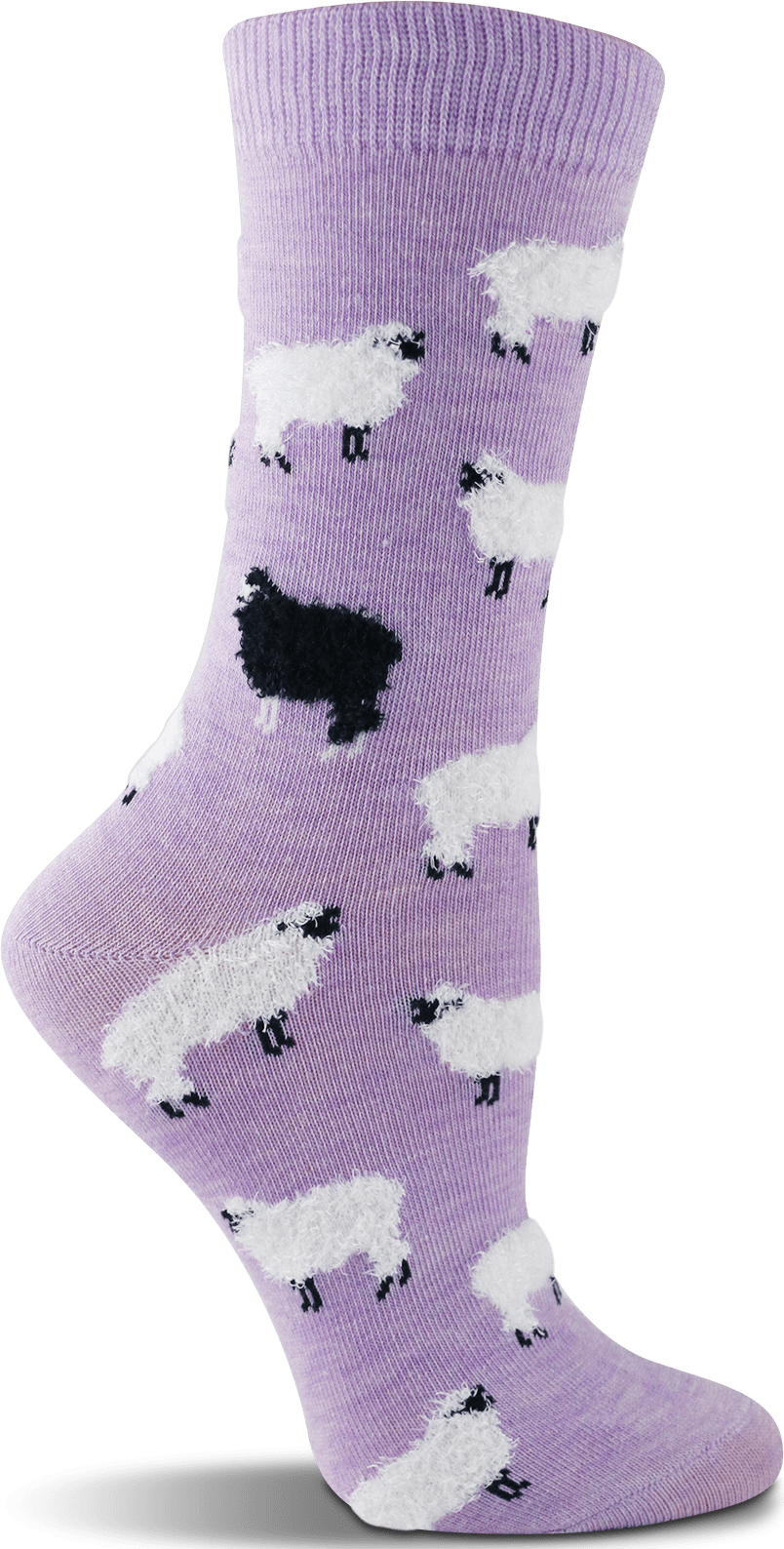 Wheel House Designs socks Lavendar Heather / Medium WHD Fuzzy Sheep Socks 2-Pack or 1-Pack