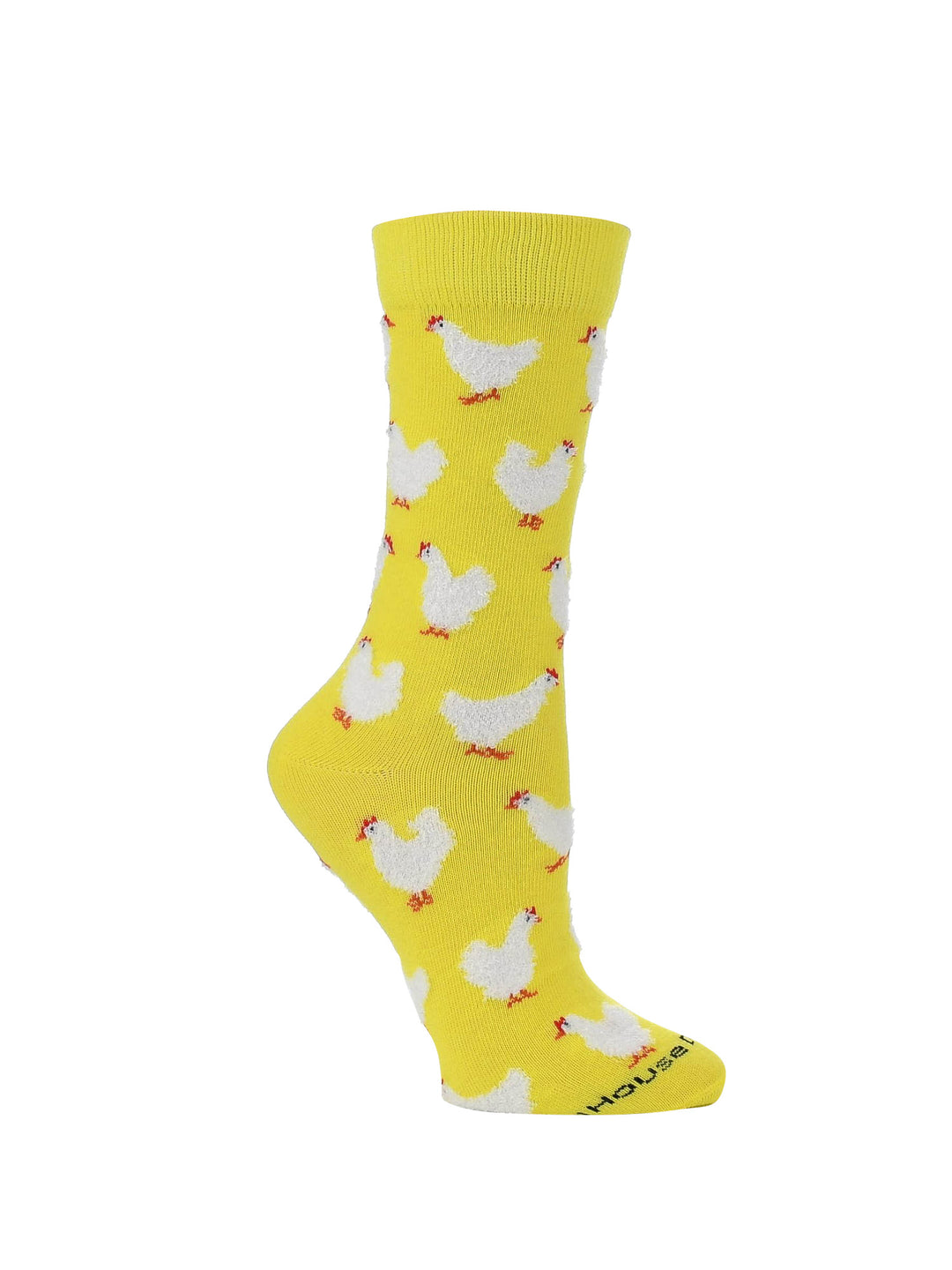 Fuzzy Chicken Socks | Cute Chicken Socks for Women | Crew Length|1-Pack/2-Pack