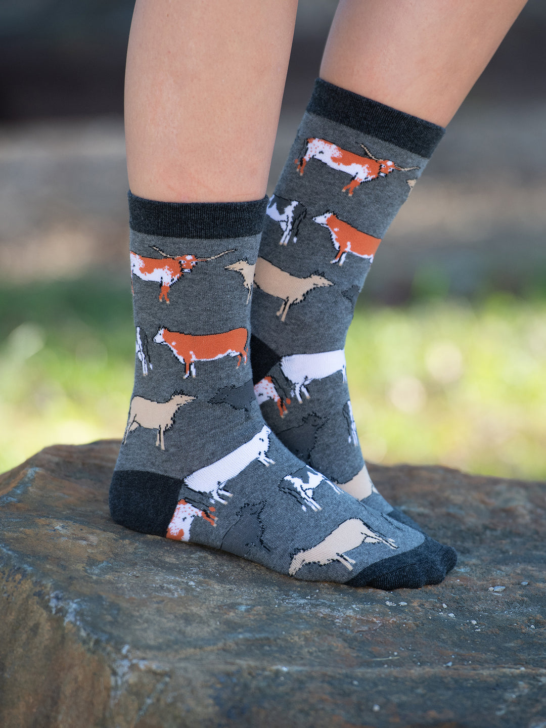WHD Cows Socks | Gifts for Cow Lovers | 1-Pack/2-Pack