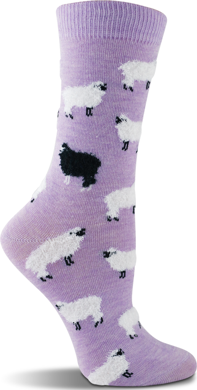 WHD Fuzzy Sheep Socks 2-Pack or 1-Pack