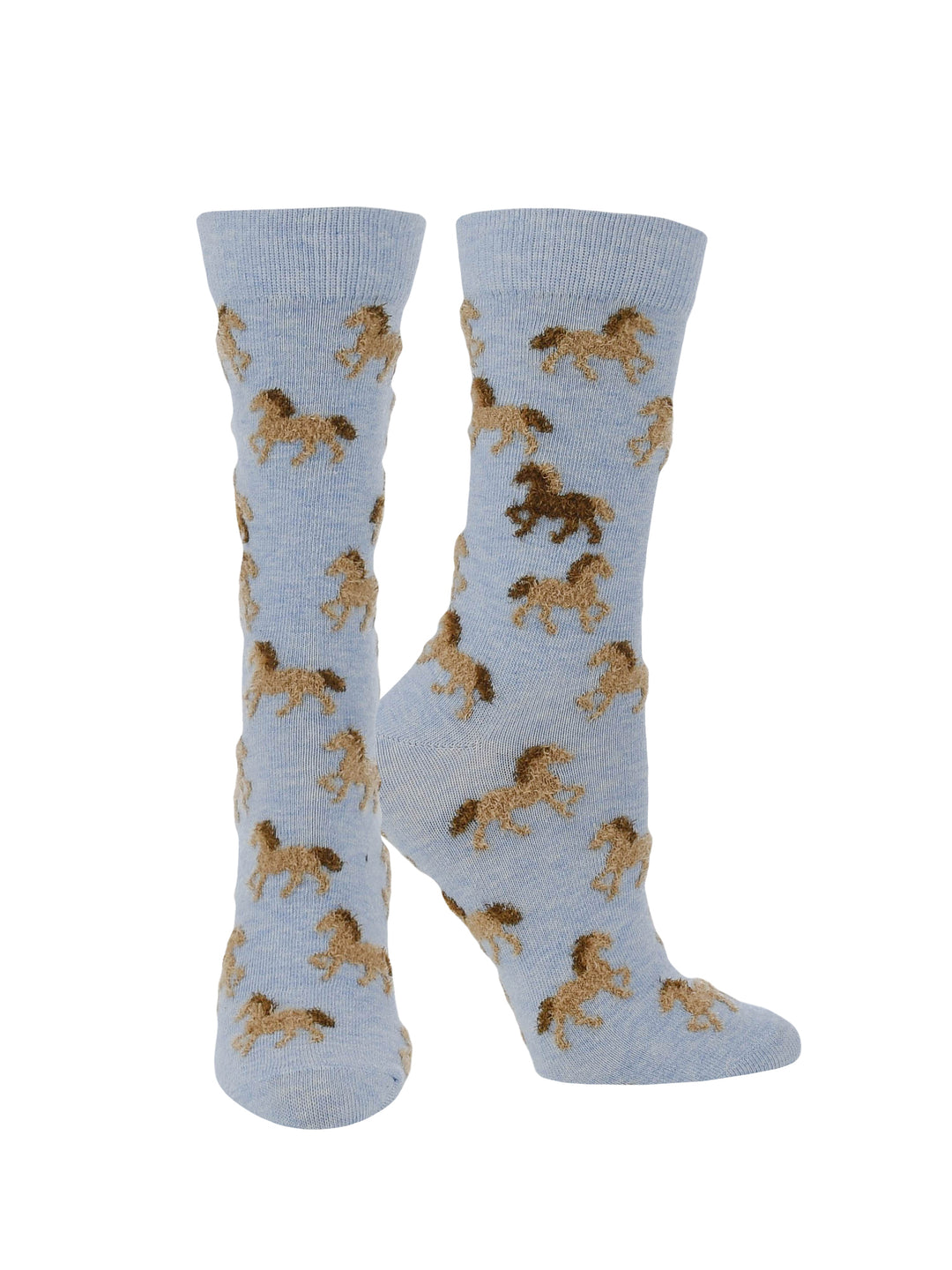 WHD Cute Fuzzy Horse Socks for Women | Gift for Horse Lovers|1-Pack/2-Pack