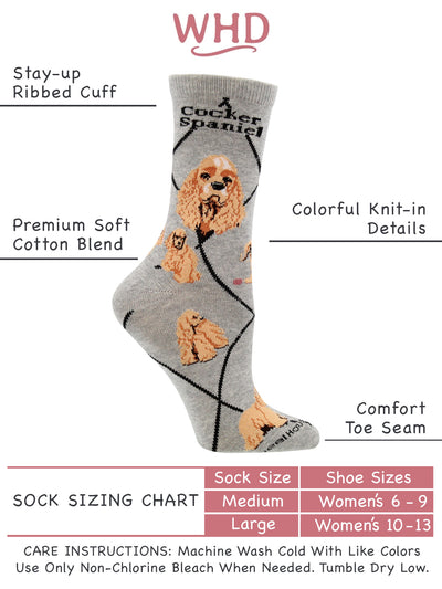 Cocker Spaniel Socks Perfect Dog Lovers Gift