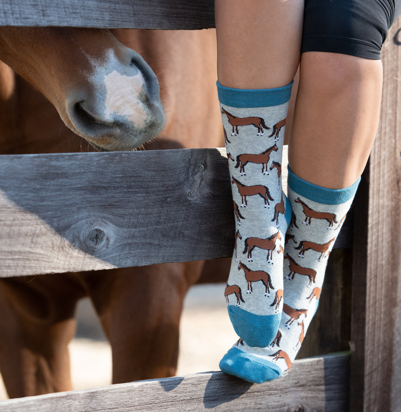 WHD Multi Horse Socks 2-Pack or 1-Pack