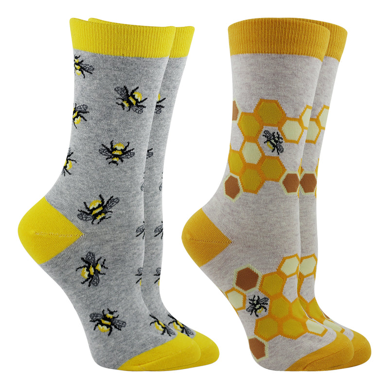 WHD Bee Socks 2-Pack or 1-Pack