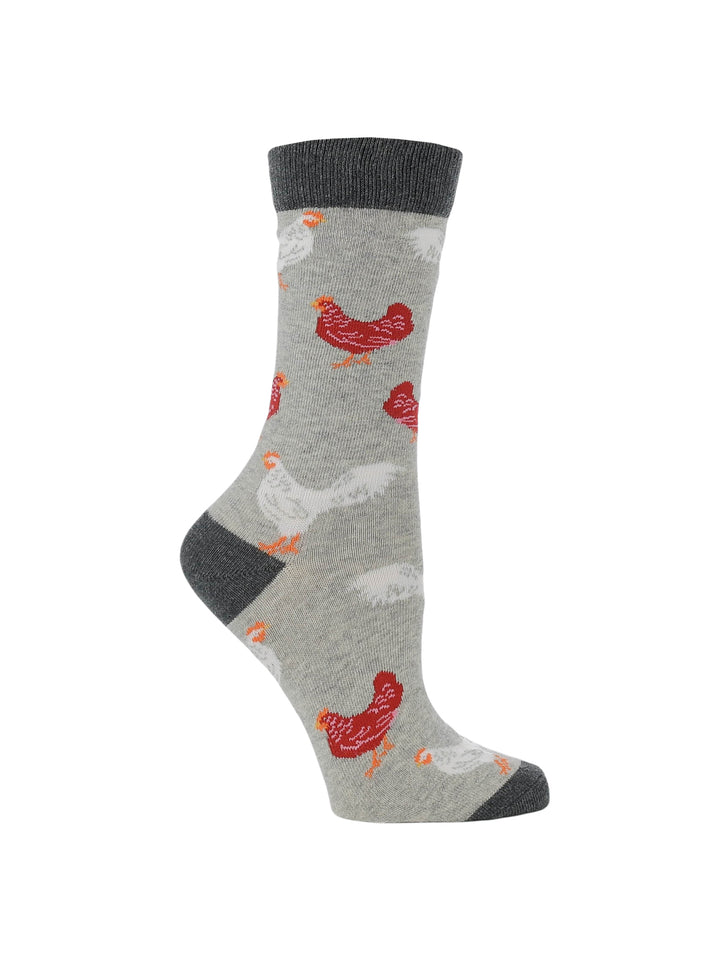 WHD Chicken Socks for Women | Gift for Chicken Lovers|1-Pack/2-Pack
