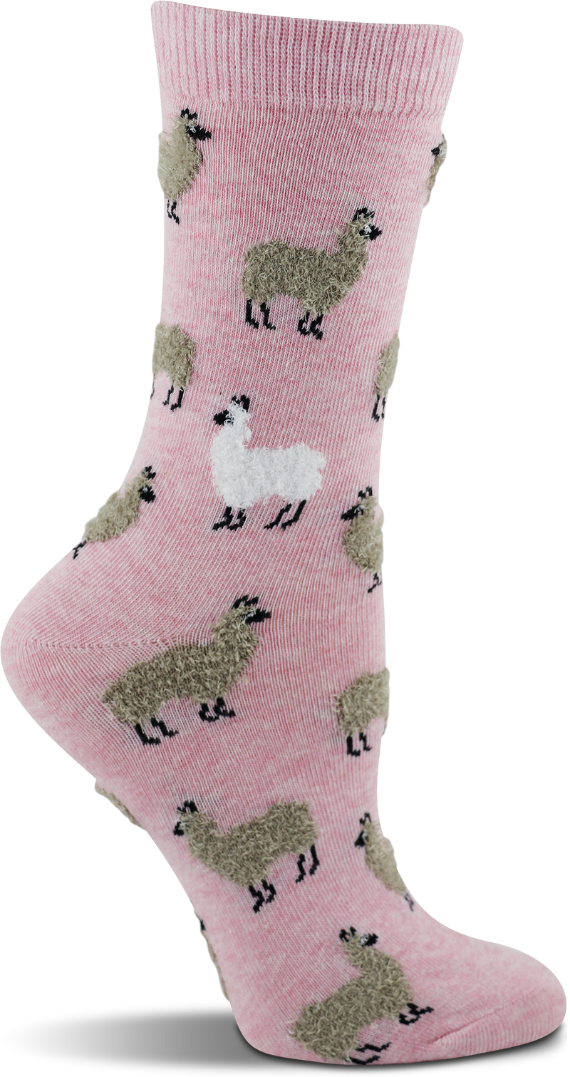 WHD Fuzzy Llama Socks 2-Pack or 1-Pack