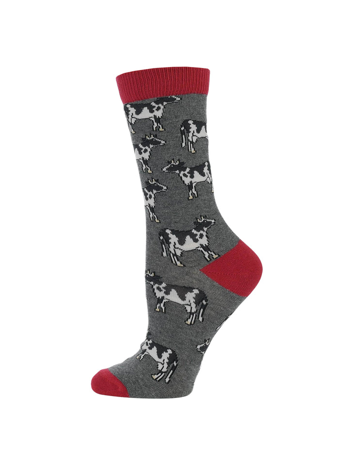 WHD Cows Socks | Gifts for Cow Lovers | 1-Pack/2-Pack