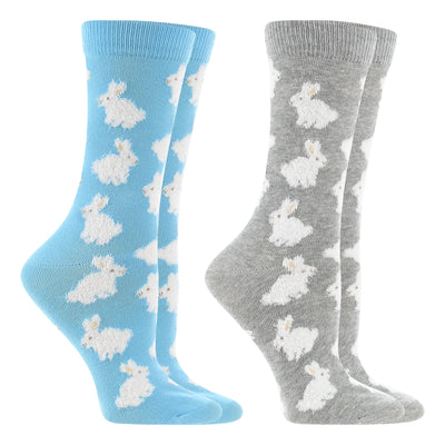 WHD Fuzzy Bunny Socks 2-Pack or 1-Pack