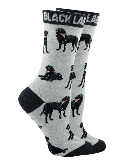 Black Lab Socks for Women and Men | Perfect Dog Lovers Gift