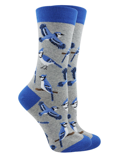 Blue Jay Bird Socks Perfect Bird Lovers Gift