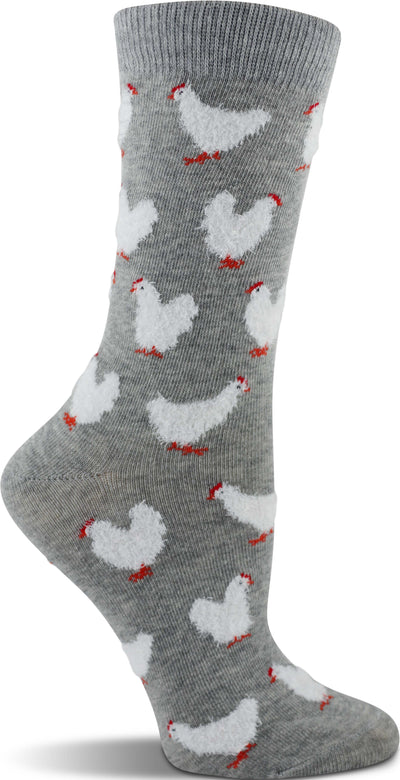 WHD Fuzzy Chicken Socks 2-Pack or 1-Pack