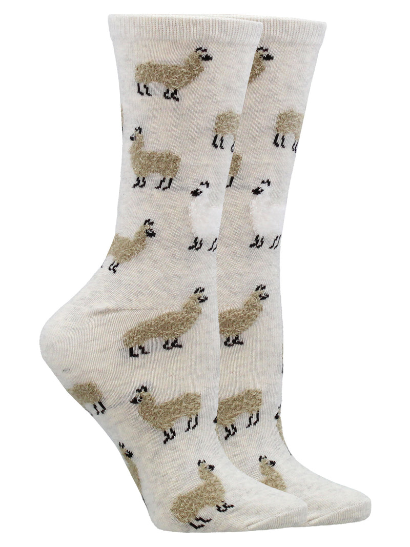 WHD Fuzzy Llama Socks 2-Pack or 1-Pack