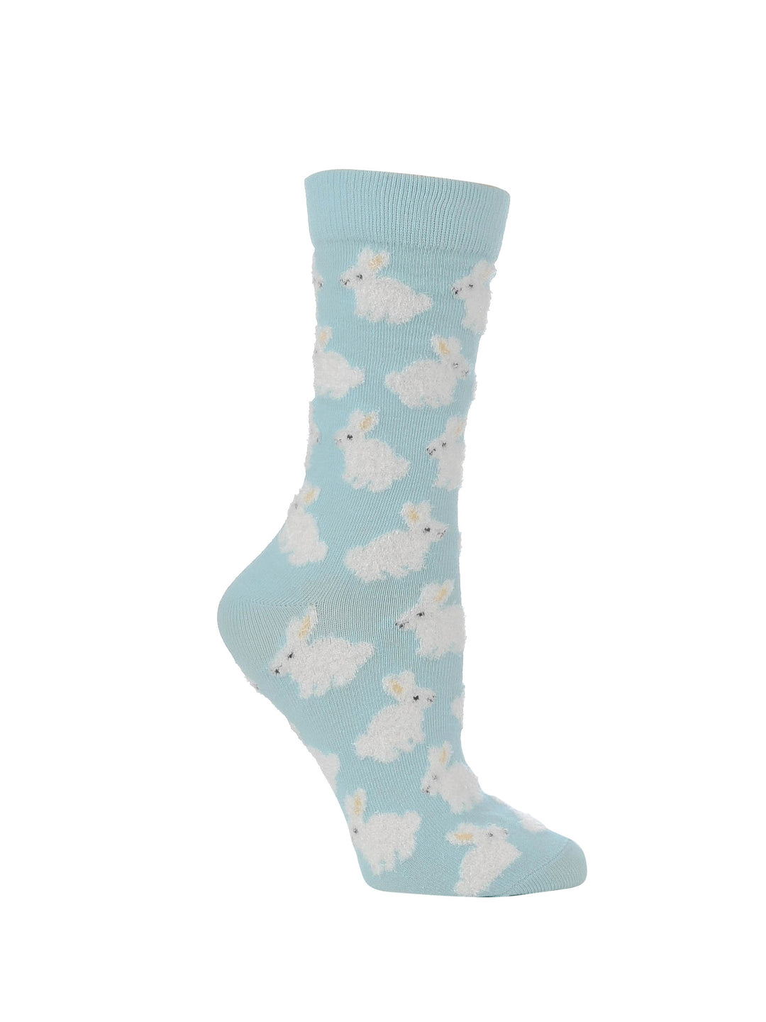 Cute Fuzzy Bunny Socks for Women | Fuzzy Bunny Rabbit Crew Socks|1-Pack/2-Pack