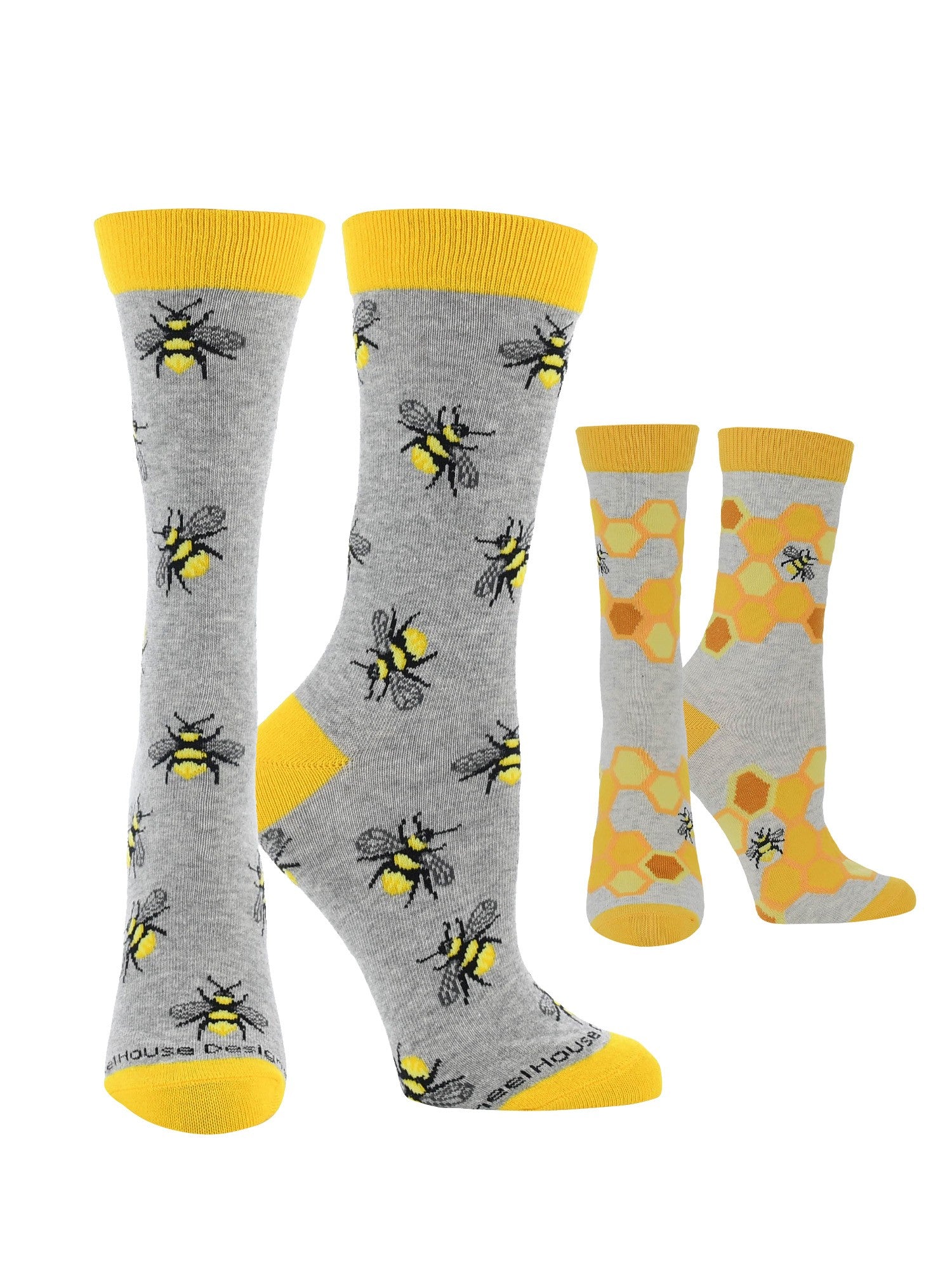 WHD Bee Socks | Gifts for Bee Lovers | 1-Pack/2-Pack