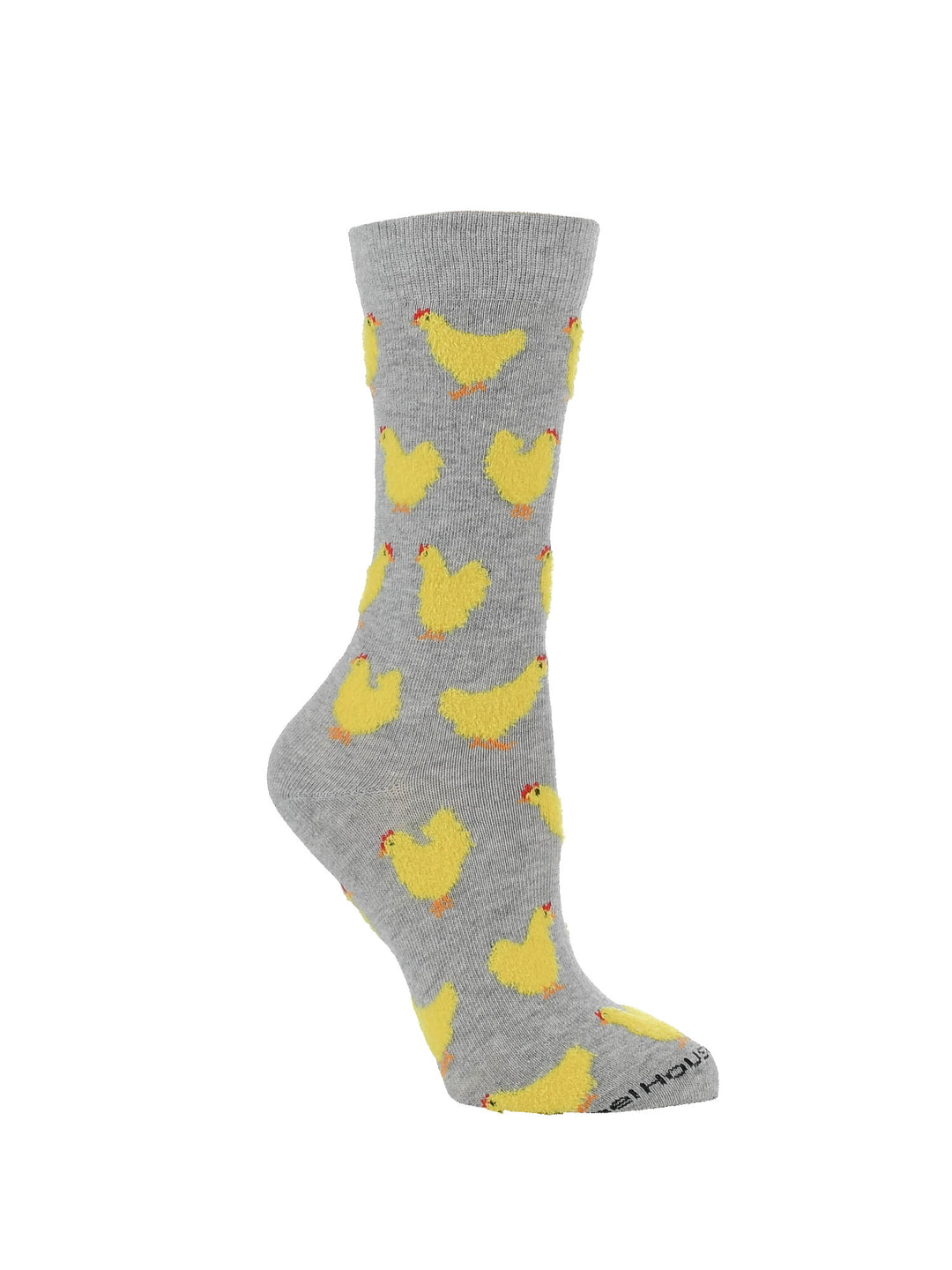 Fuzzy Chicken Socks | Cute Chicken Socks for Women | Crew Length|1-Pack/2-Pack