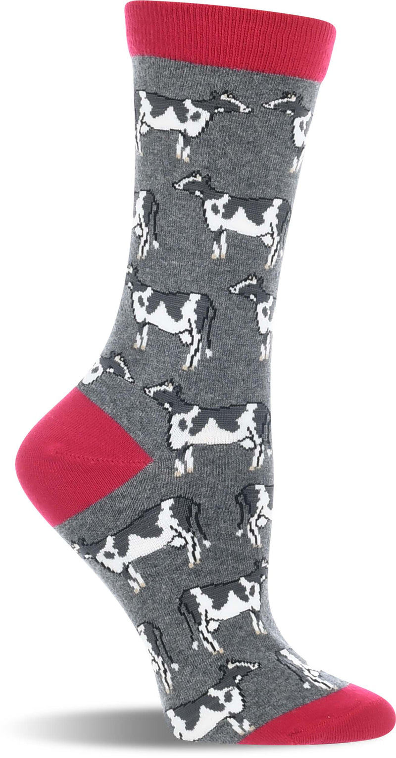 WHD Cows Socks 2-Pack or 1-Pack