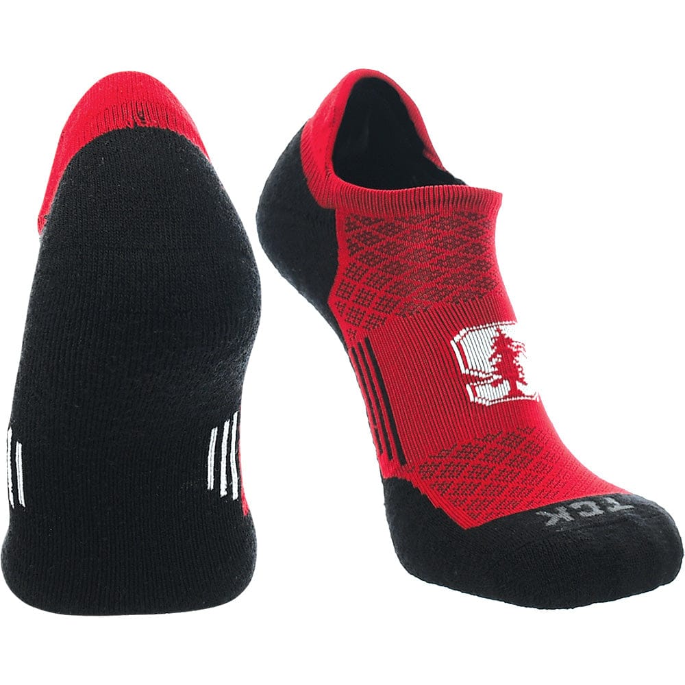 TCK customizable socks Bottom/Top / Large Custom No Show Socks with Heel Tab - Tour Sock