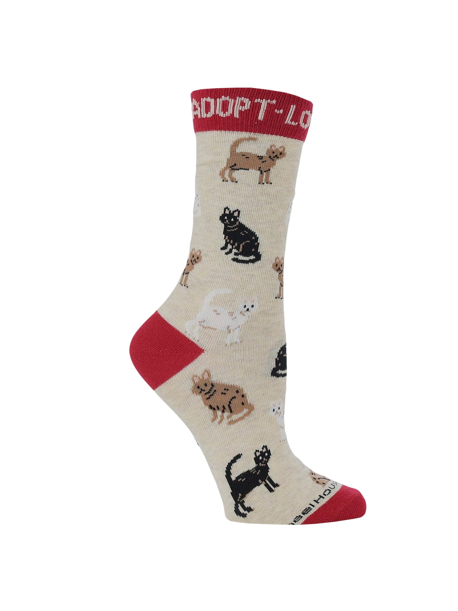 Wheel House Designs socks Adopt a Cat Socks Perfect Cat Lovers Gift