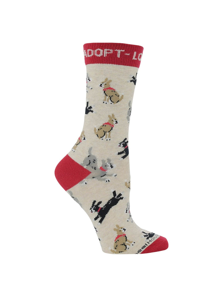 Wheel House Designs socks Adopt a Dog Socks Perfect Dog Lovers Gift