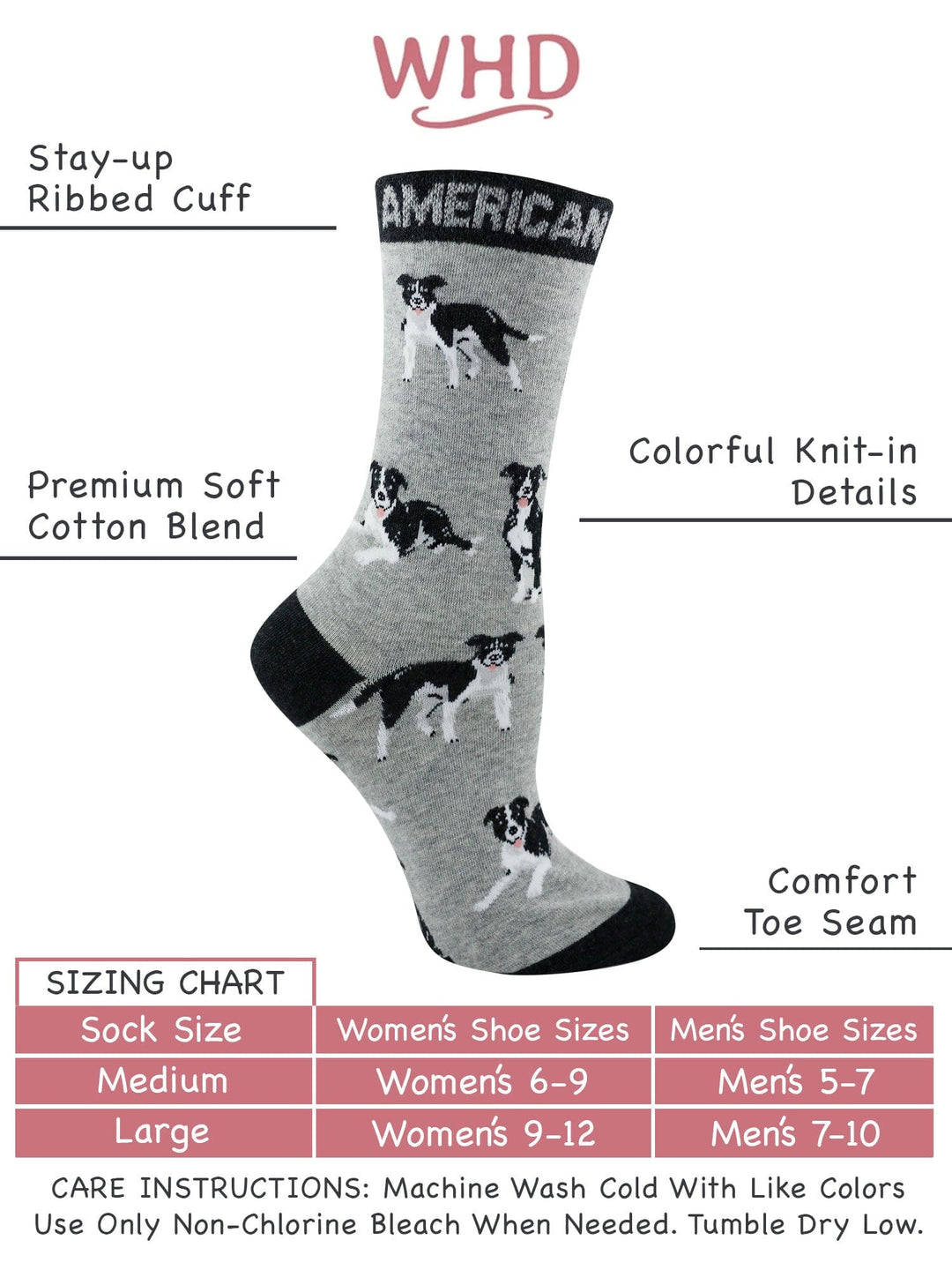 Wheel House Designs socks American Pit Bull Terrier Socks Perfect Dog Lovers Gift