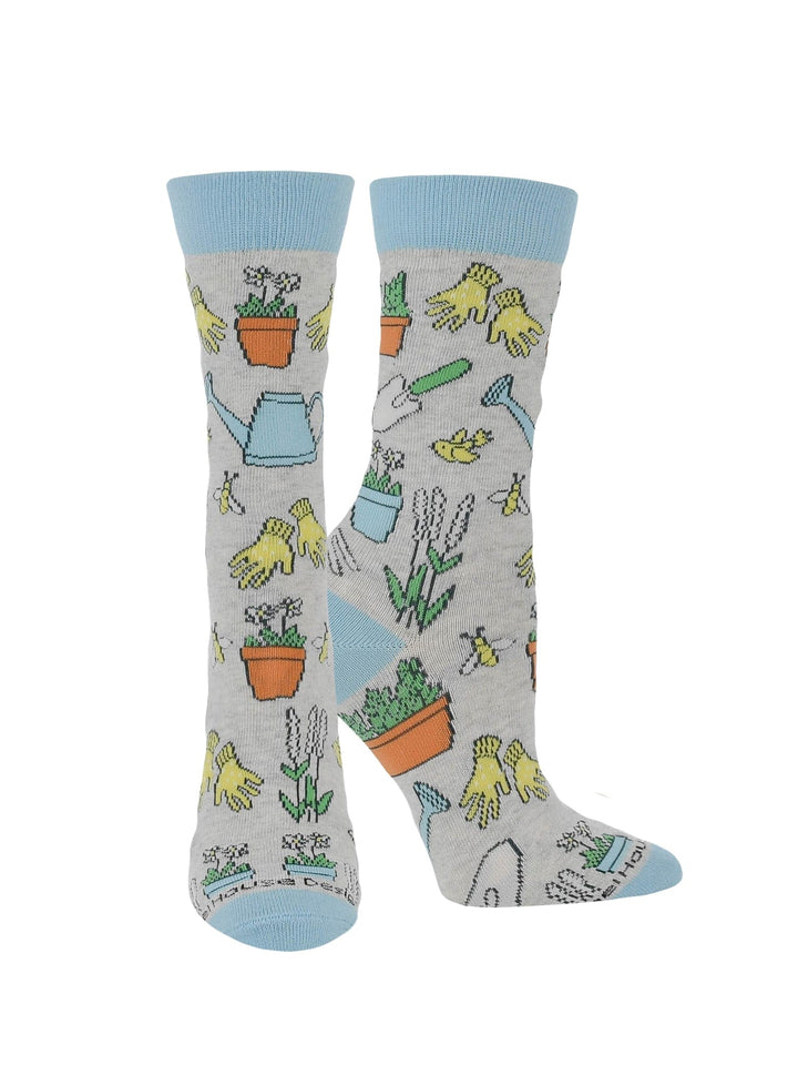 Wheel House Designs socks Ash Heather / Medium WHD Garden Socks | Gift for Gardening Lovers | 1-Pack/2-Pack