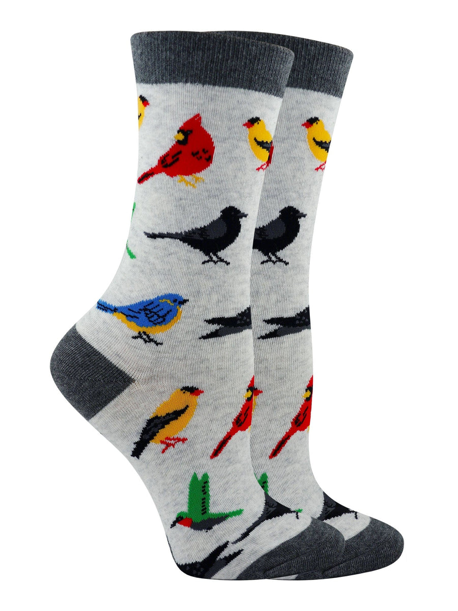 Wheel House Designs socks Ash / Medium Backyard Bird Socks Perfect Bird Lovers Gift