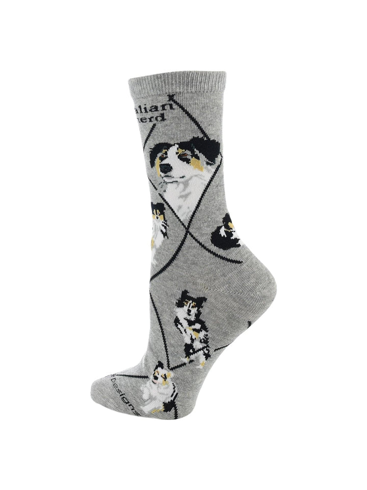 Wheel House Designs socks Australian Shepherd Socks for Women and Men | Perfect Dog Lovers Gift
