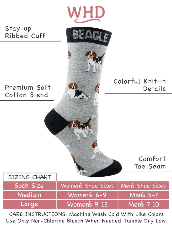 Wheel House Designs socks Beagle Socks for Women and Men | Perfect Dog Lovers Gift