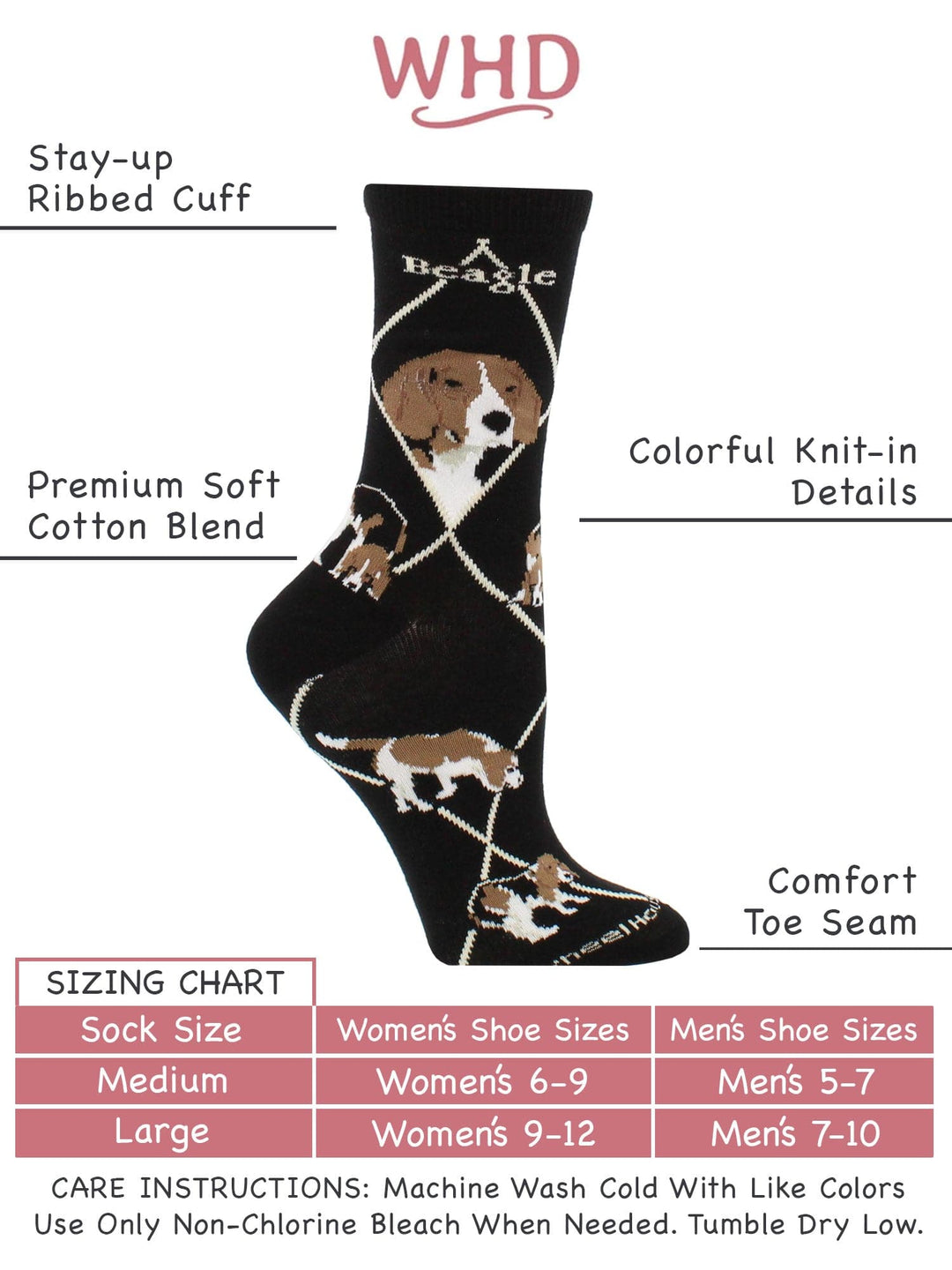 Wheel House Designs socks Beagle Socks for Women and Men | Perfect Dog Lovers Gift