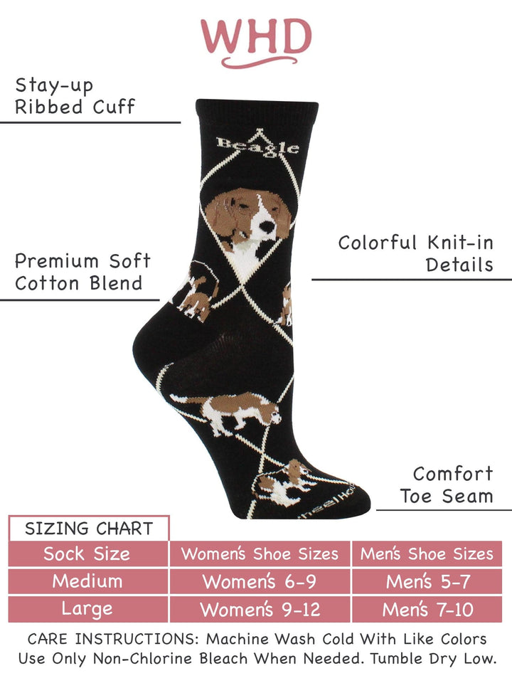 Wheel House Designs socks Beagle Socks for Women and Men | Perfect Dog Lovers Gift