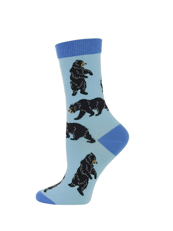 Wheel House Designs socks Bear Crew Socks for Women and Men | Gift for Bear Lovers