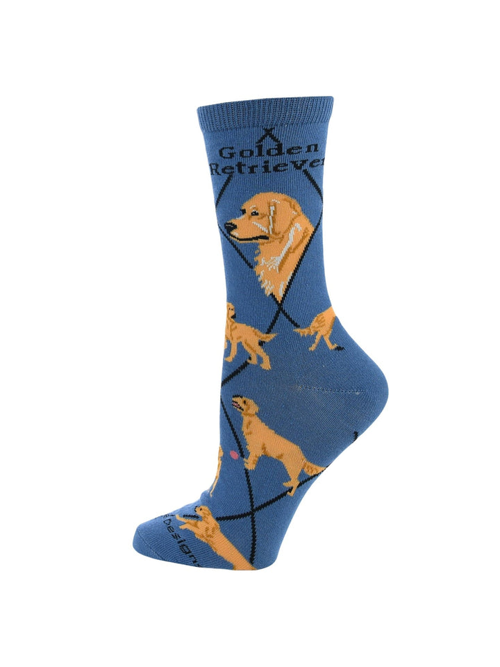 Wheel House Designs socks Best Golden Retriever Crew Socks for Women | Dog Lovers Gift