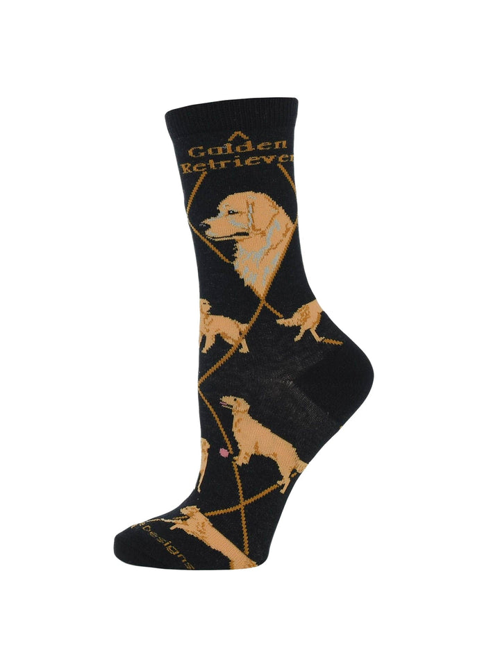 Wheel House Designs socks Best Golden Retriever Crew Socks for Women | Dog Lovers Gift