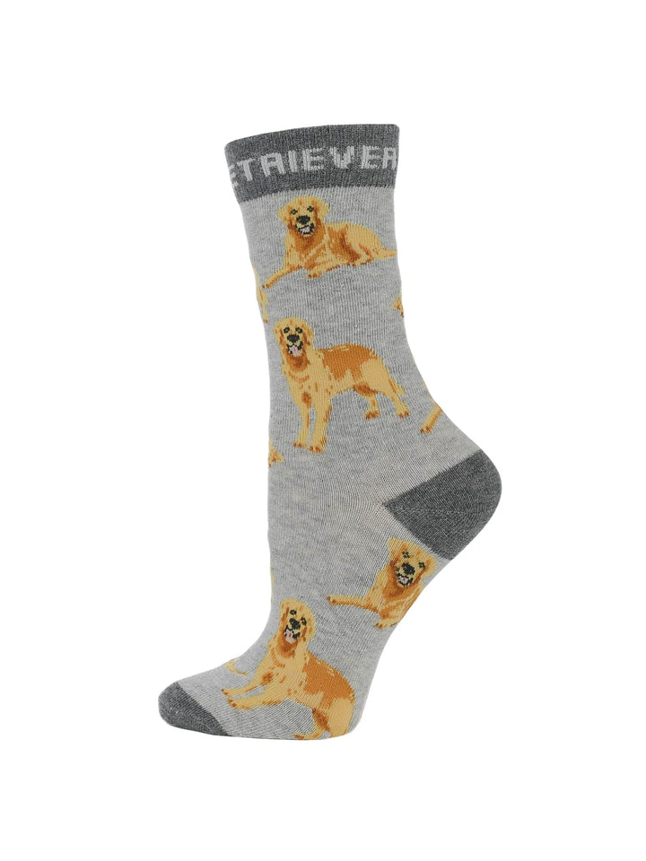 Wheel House Designs socks Best Golden Retriever Crew Socks for Women | Dog Lovers Gift