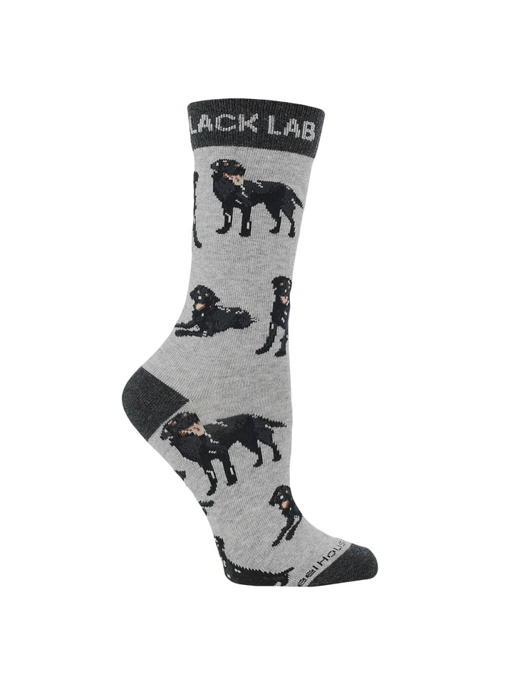 Wheel House Designs socks Black Lab Socks for Women and Men | Perfect Dog Lovers Gift