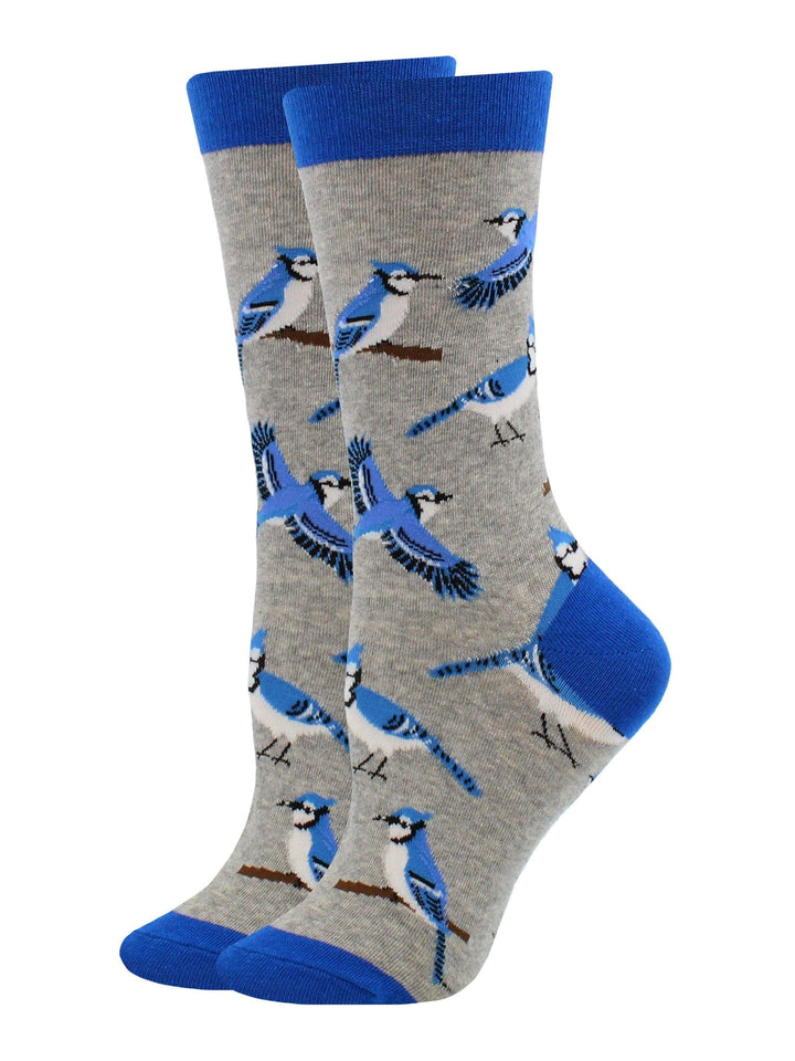 Wheel House Designs socks Blue Jay Bird Socks Perfect Bird Lovers Gift