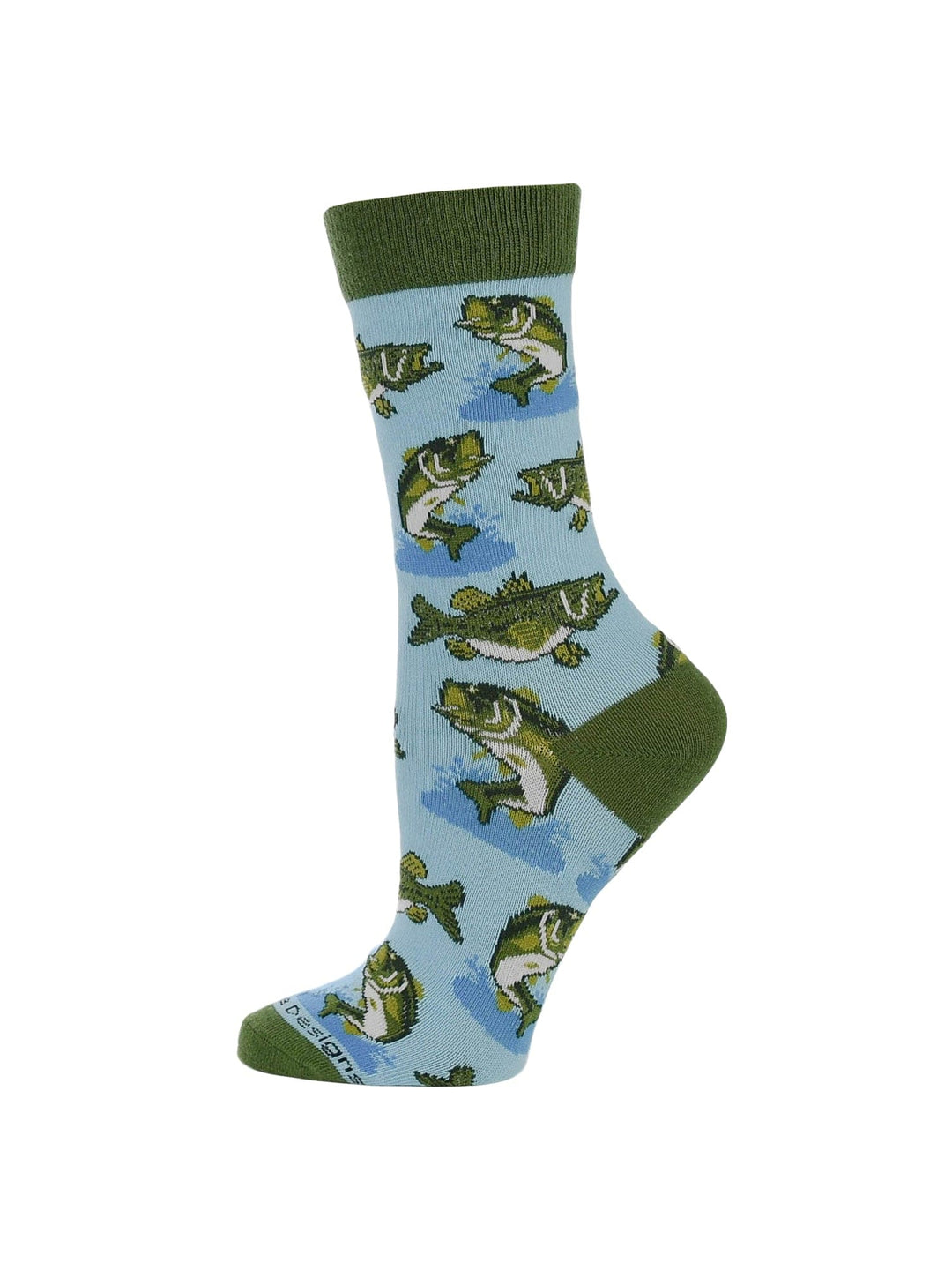 Wheel House Designs socks Blue / Medium Bass Socks Gift Perfect Bass Fishing Lover Gift