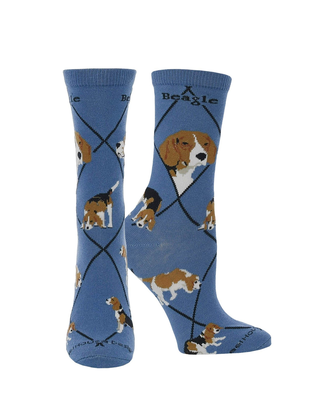 Wheel House Designs socks Blue / Medium Beagle Socks for Women and Men | Perfect Dog Lovers Gift