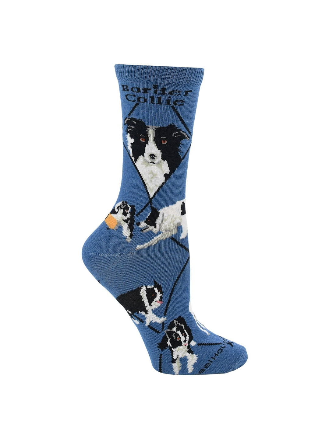 Wheel House Designs socks Blue / Medium Border Collie Socks for Women | Perfect Dog Lovers Gift