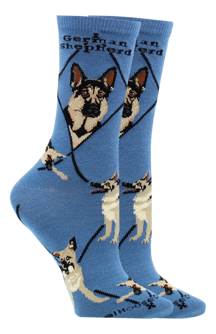 Wheel House Designs socks Blue / Medium German Shepherd Socks for Women | Perfect Dog Lovers Gift