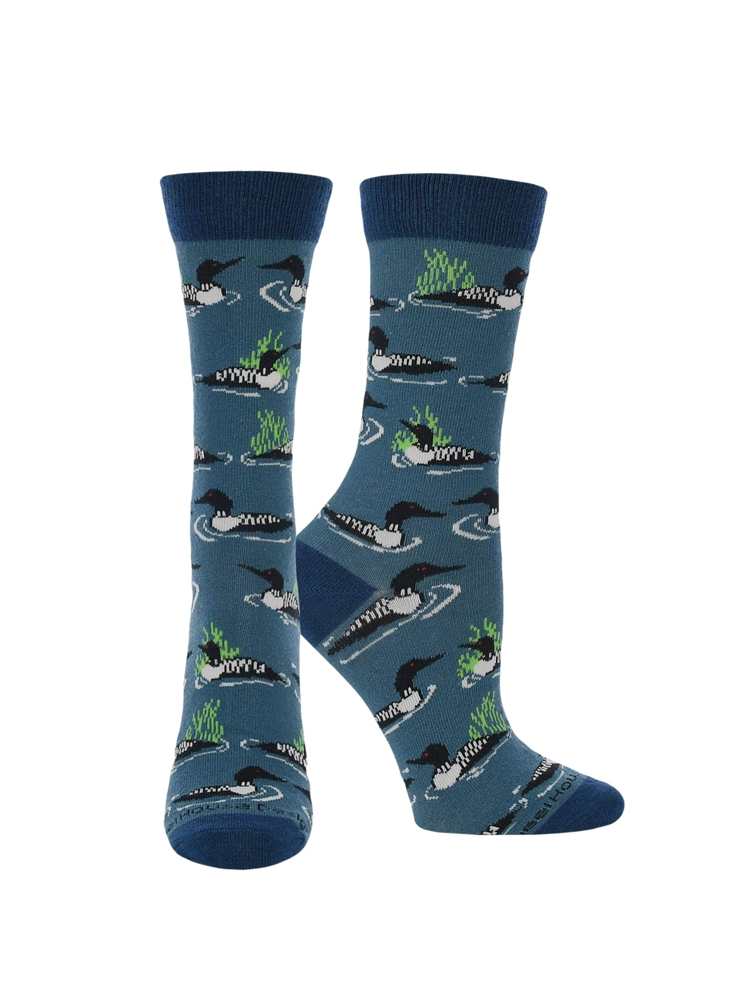 Wheel House Designs socks Blue / Medium Loon Bird Socks Perfect Bird Lovers Gift